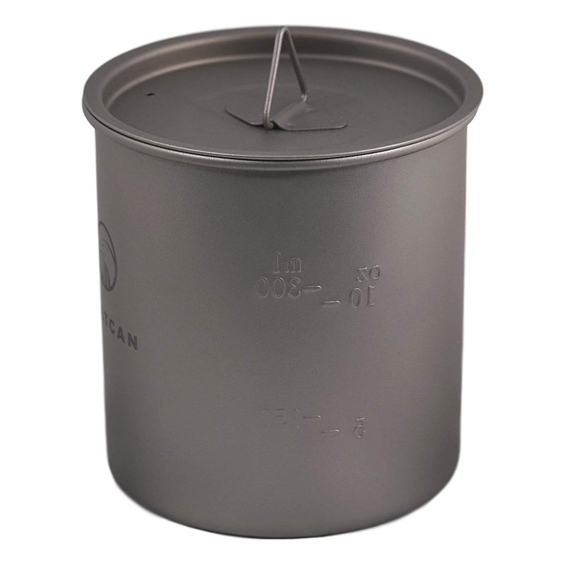 Valtcan 450ml Titanium Camping Cup with Tight Lid 15.2oz or 1.9 Cups Capacity - Image 5